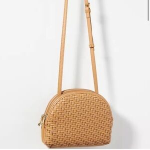 Anthropologie woven crossbody bag